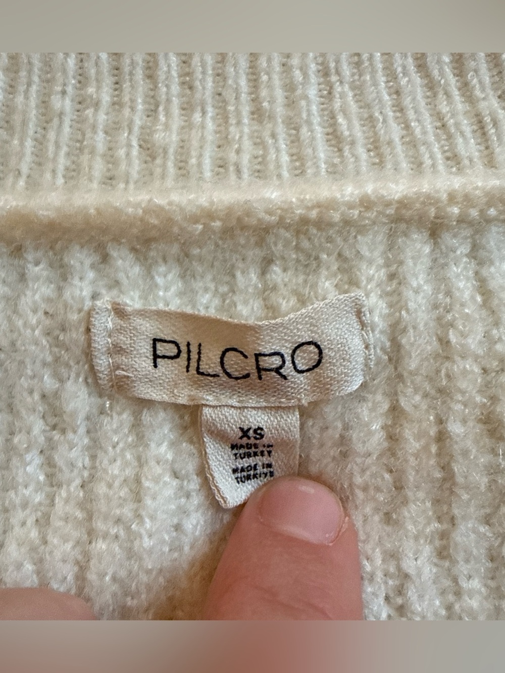 Oversized pilcro whipstitch cardigan - Picture 5 of 7